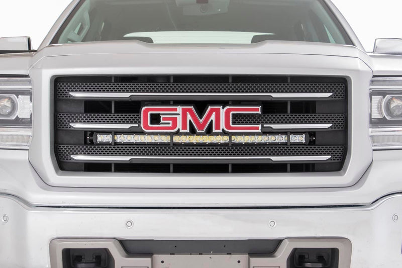 ラフカントリー 30インチ シングルロー LEDライトキット グリル裏マウント クロム | シボレー/GMC 1500 (2014-2019)