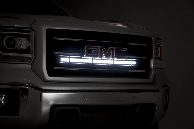 ラフカントリー 30インチ シングルロー LEDライトキット グリル裏マウント クロム | シボレー/GMC 1500 (2014-2019)