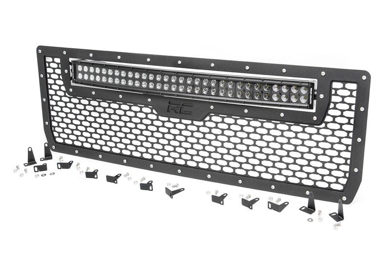 ラフカントリー メッシュグリル + 30インチ LEDライトバーキット GMC シエラ 1500 (2014-2015)