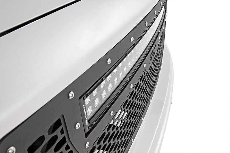 ラフカントリー メッシュグリル + 30インチ LEDライトバーキット GMC シエラ 1500 (2014-2015)