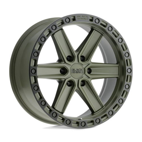 ブラックライノ HENDERSON BR ホイール 17×9 6×135 オフセット+0 センターボア87.1 グリーン/ブラック