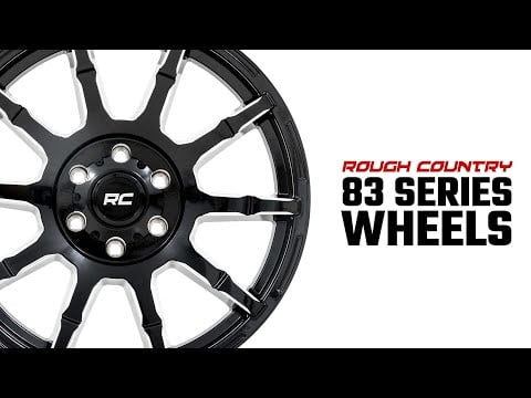 ラフカントリー 83 Series ホイール 1ピース グロスブラック 17x9 / 6x5.5 / +0mm