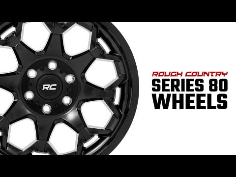 ラフカントリー 80 Series ホイール ワンピース セミグロスブラック 20x10 8x170 -19mm