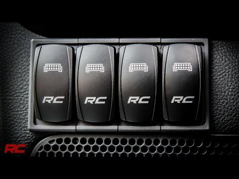 ラフカントリー 補助スイッチベゼル トリプル (LEDロッカースイッチ用)