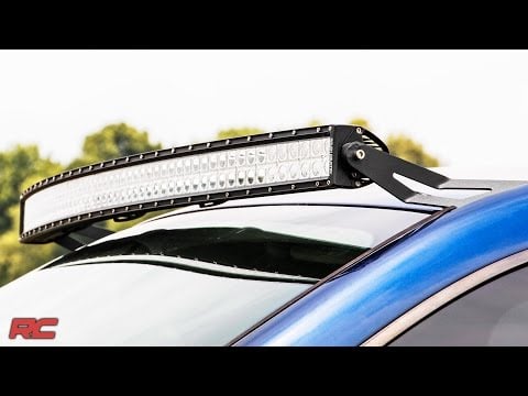 ラフカントリー 54インチ カーブ型LEDライトバー ウィンドシールド上部マウント ダッジ Ram 2500/3500 (2003-2010)