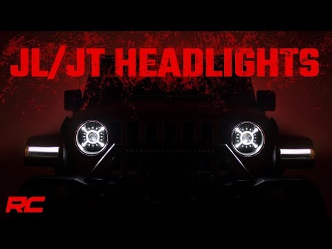 ラフカントリー 9インチ LEDプロジェクションヘッドライト DOT/SAE認証 ジープ ラングラー JL/グラジエーター JT (2018-2026)