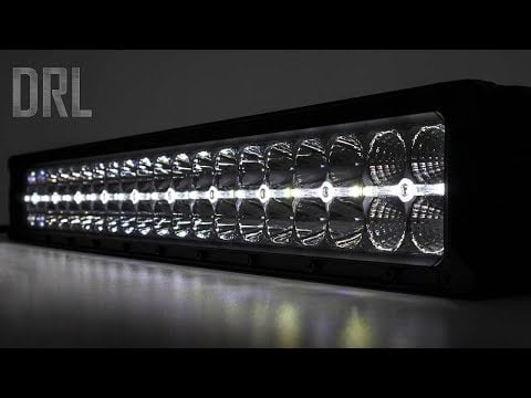 ラフカントリー 12インチ Black Series LEDライトバー デュアルロー ホワイトDRL付き