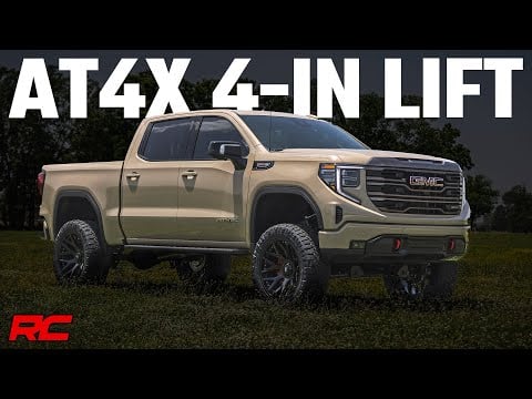 ラフカントリー 4インチ サスペンションリフトキット | GMC シエラ 1500 AT4X 4WD (2022-2024)
