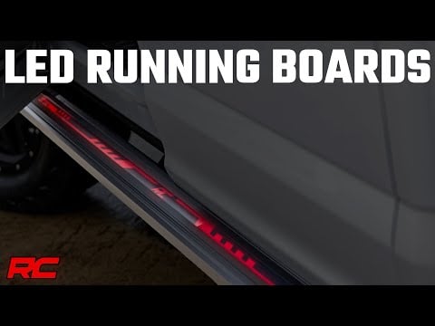 ラフカントリー マルチカラーLEDランニングボード クルーキャブ フォード F-150/Lightning/F-250/F-350/Raptor (2015-2026)