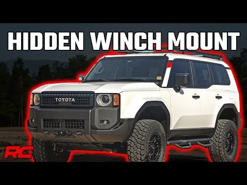 ラフカントリー FXS ヒドゥンウインチマウント LEDフォグライト付き | トヨタ ランドクルーザー 4WD 2024-2026