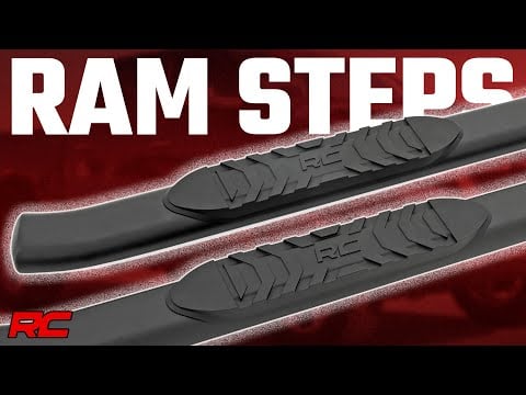 ラフカントリー オーバルナーフステップ クルーキャブ ブラック ラム 1500/1500 TRX