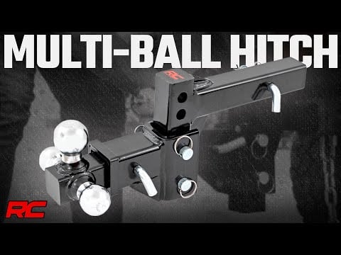 ラフカントリー アジャスタブルトレーラーヒッチ 6インチドロップ マルチボールマウント 2インチレシーバー対応