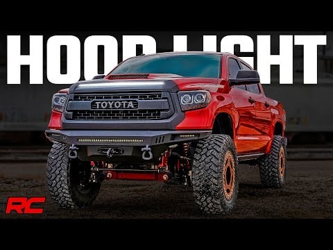 ラフカントリー LEDライトキット フードバルジ 40インチ ホワイト/アンバー トヨタ Tundra (2014-2021)