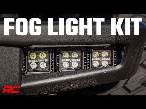 ラフカントリー フォード Bronco LEDライトキット トリプルキューブ フォグライトマウント 2021-2026