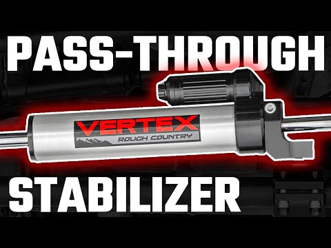 ラフカントリー Vertex Pass-Through ステアリングスタビライザー | ジープ ラングラー JK/JK Unlimited (2007-2017)