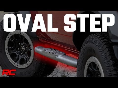 ラフカントリー オーバルナーフステップ 2ドア ブラック フォード Bronco 2021-2026