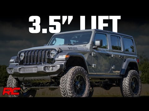 ラフカントリー 3.5インチ リフトキット C/Aドロップ 4ドア EcoDiesel ジープ ラングラー Unlimited JL 2020-2023