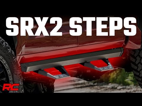 ラフカントリー SRX2 アジャスタブルアルミニウムステップ CrewMax トヨタ タンドラ 2WD/4WD 2022-2026