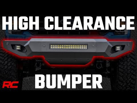 ラフカントリー ハイクリアランスフロントバンパー LEDライト&スキッドプレート付き | フォード F-150 (2021-2023)