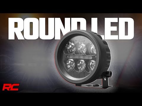 ラフカントリー Black Series 丸型LEDライト 3.5インチ アンバーDRL 2個セット