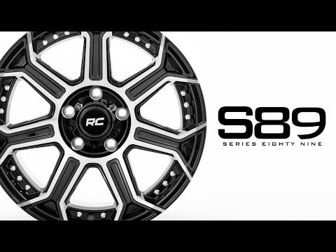 ラフカントリー 89 Series ホイール 1ピース ブラックマシンドガンメタル 17x9 / 5x5 / -12mm