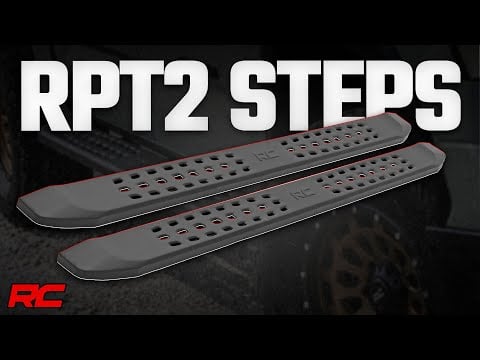 ラフカントリー RPT2 ランニングボード クルーキャブ ブラック トヨタ Tundra 2WD/4WD (2022-2026)