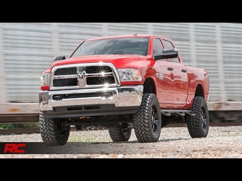 ラフカントリー 5インチリフトアップキット フロントスペーサー/ラジアスアームドロップ ラム 2500 4WD 2014-2018
