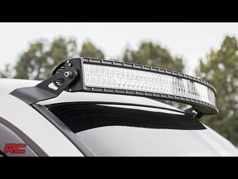 ラフカントリー 54インチ カーブ型LEDライトバーマウント ウインドシールド上部