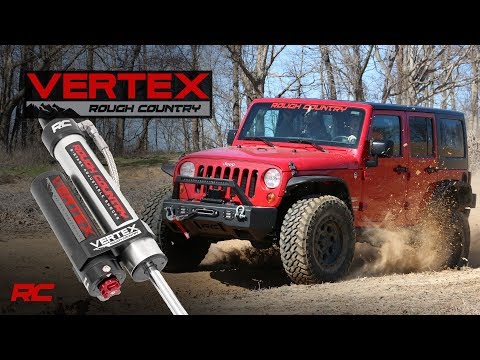 ラフカントリー Vertex 2.5 リザーバーリアショック 3.5-4.5インチリフト用 | ジープ ラングラー JL/Unlimited (2018-2026)