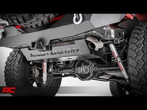 ラフカントリー マフラースキッドプレート | ジープ ラングラー JK/Unlimited 2007-2017