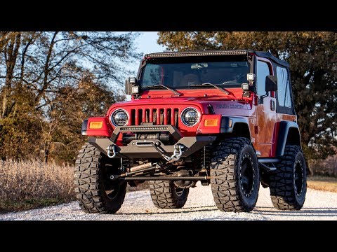 ラフカントリー フロントバンパー Rock Crawler ジープ ラングラー TJ/YJ/Unlimited (1987-2006)