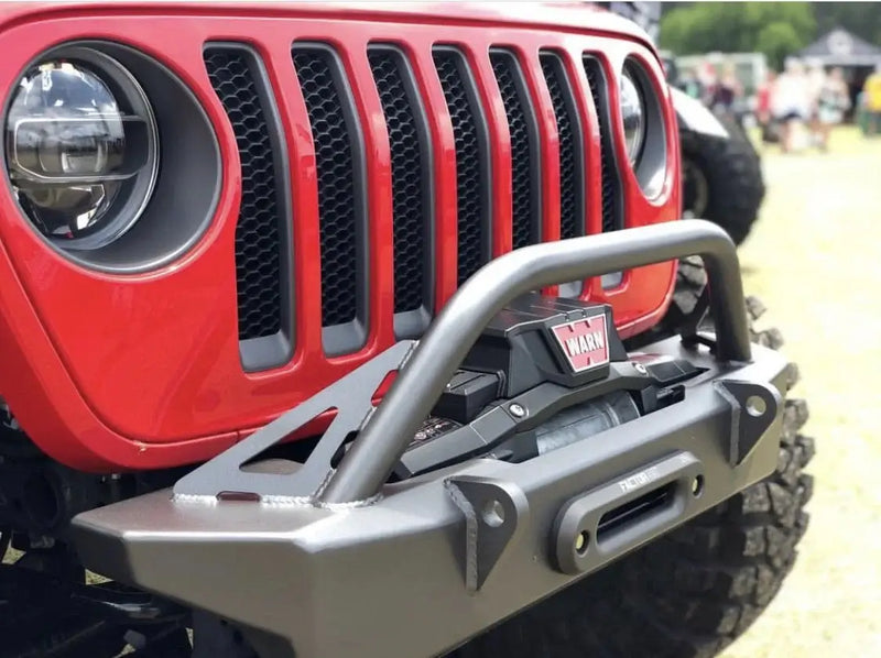 フロントバンパー クラッシャーブルバー付き　FRONT CRUSHER BUMPER W/BULL BAR