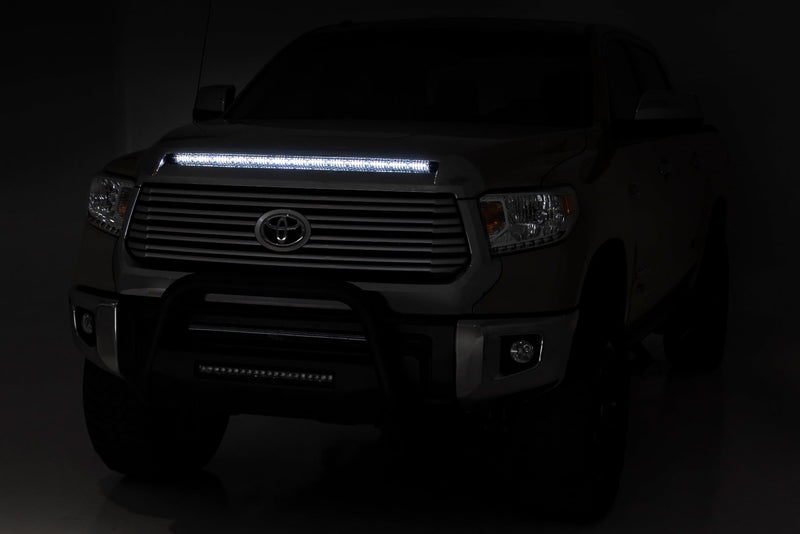 ラフカントリー LEDライトキット フードバルジ 40インチ ホワイト/アンバー トヨタ Tundra (2014-2021)