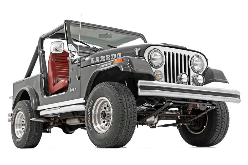ラフカントリー フロントシャックルリバーサルキット Jeep CJ5/CJ7/Scrambler 4WD (1976-1986)