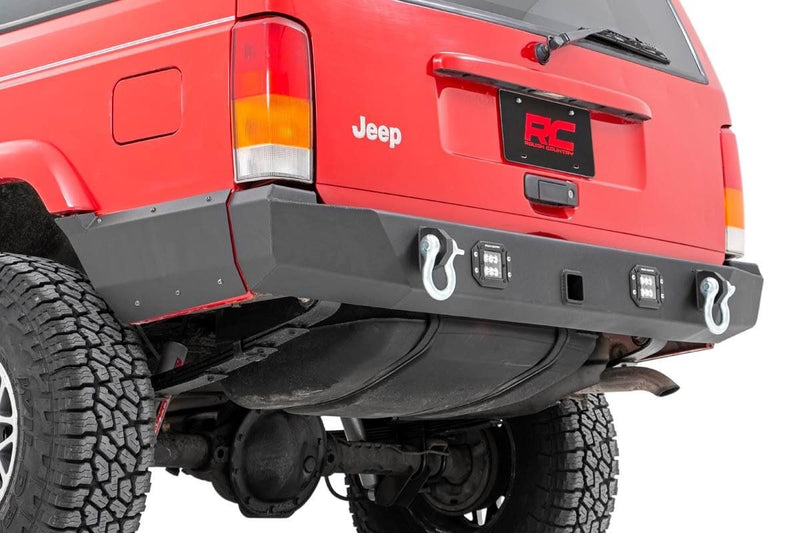 ラフカントリー ジープ チェロキー XJ リアバンパー LED付き 2WD/4WD 1984-2001