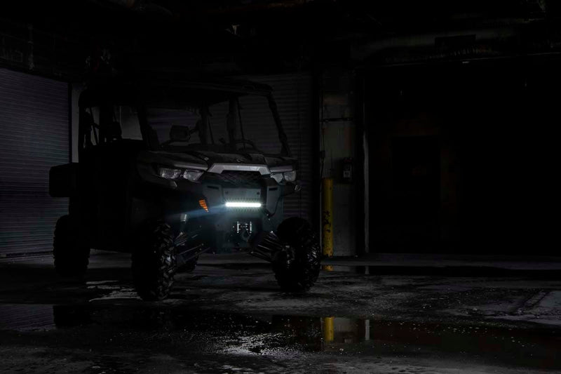 ラフカントリー 12インチ Black Series シングルロウ LEDライトバー クールホワイトDRL付き
