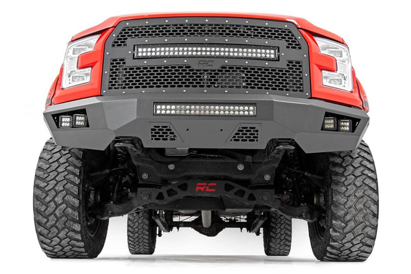 ラフカントリー フロントバンパー フォード F-150 2WD/4WD 2015-2017 LED付き