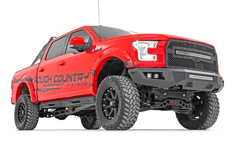 ラフカントリー フロントバンパー フォード F-150 2WD/4WD 2015-2017 LED付き