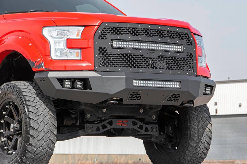 ラフカントリー フロントバンパー フォード F-150 2WD/4WD 2015-2017 LED付き