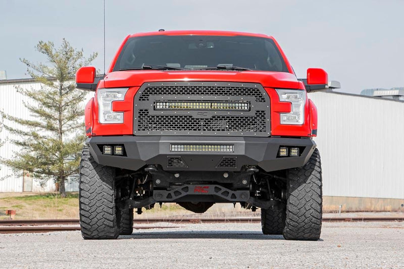 ラフカントリー フロントバンパー フォード F-150 2WD/4WD 2015-2017 LED付き