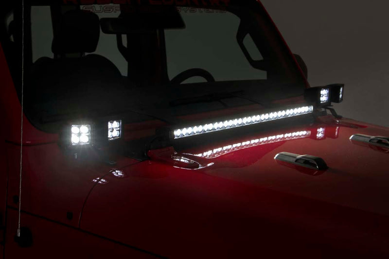 ラフカントリー ジープ ラングラー JL / グラジエーター JT LED ディッチライトキット (2018-2026)