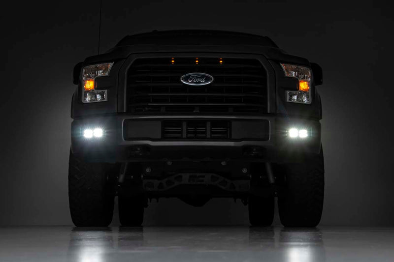 ラフカントリー フォード F-150 LEDフォグライトキット 2インチ Quad (2015-2017)
