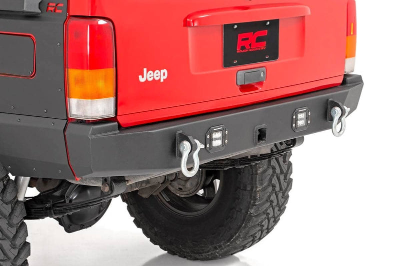 ラフカントリー ジープ チェロキー XJ リアバンパー LED付き 2WD/4WD 1984-2001