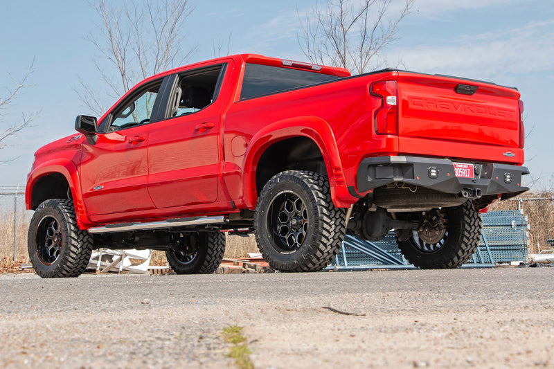 ラフカントリー オーバルナーフステップ ステンレス クルーキャブ シボレー/GMC 1500/2500HD/3500HD (2019-2026)