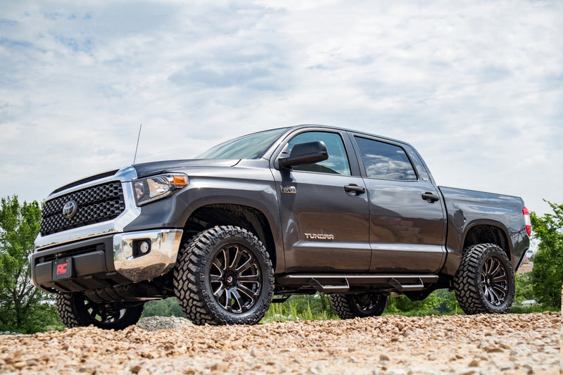 ラフカントリー M1 調整式レベリングストラット モノチューブ 0-2インチ | トヨタ Tundra 4WD (2007-2021)