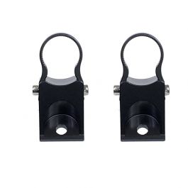 Quake LED ユニバーサル Aピラーバークランプ 1.25インチ ブラック アルミ製