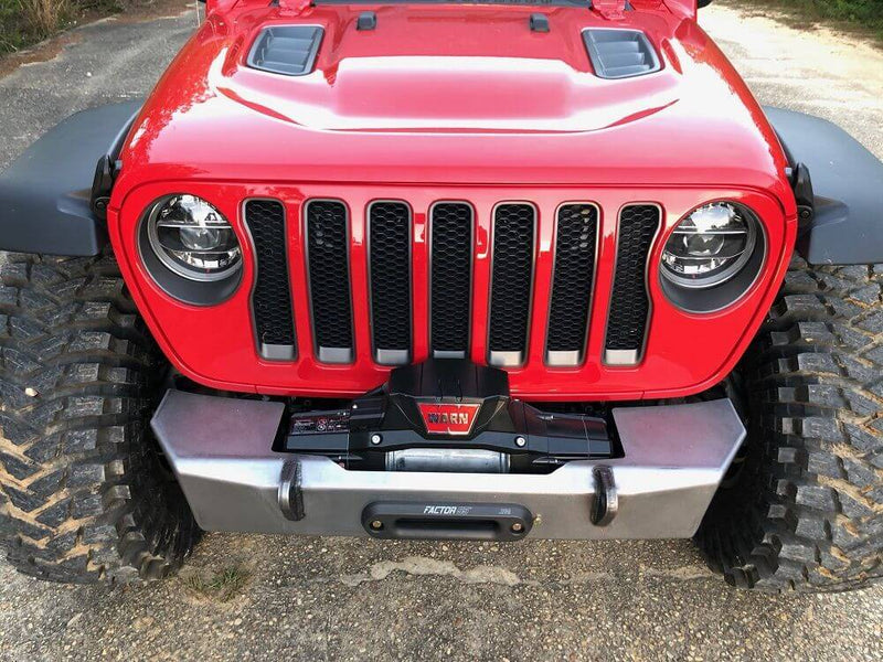 フロントバンパー クラッシャーブルバー付き　FRONT CRUSHER BUMPER W/BULL BAR
