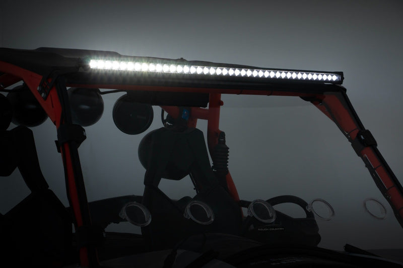 ラフカントリー 40インチ Black Series 湾曲シングルロウ LEDライトバー ブラック