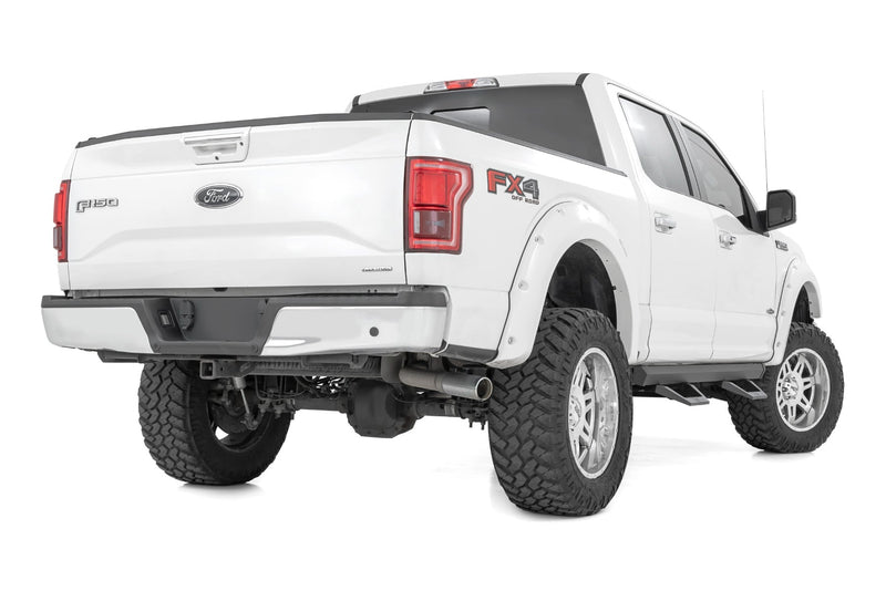 ラフカントリー SRX2 アジャスタブルアルミサイドステップ クルーキャブ フォード F-150/Lightning/F-250/F-350/Raptor