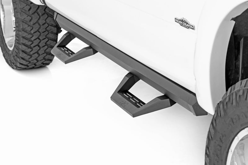 ラフカントリー SRX2 アジャスタブルアルミサイドステップ クルーキャブ フォード F-150/Lightning/F-250/F-350/Raptor